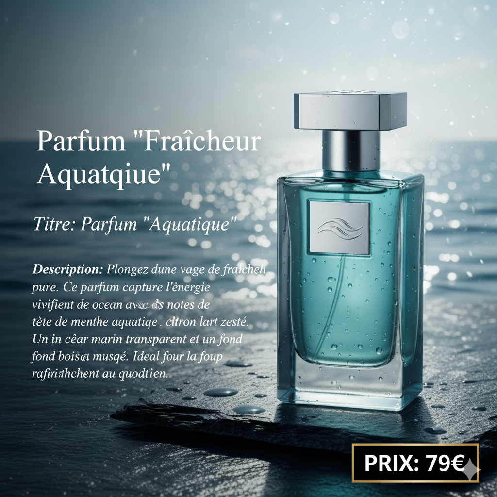 Parfum "Fraîcheur Aquatique"