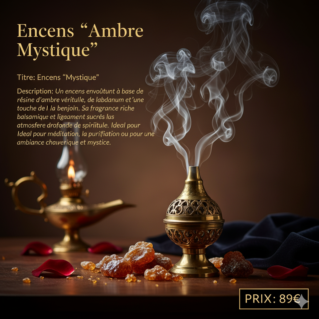Encens "Ambre Mystique"